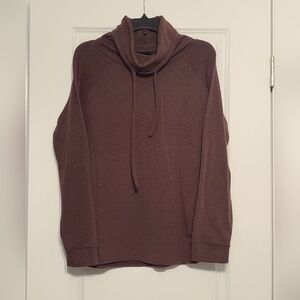 32 Degrees Women's Sz L Long Sleeve Burgundy Turtleneck/Cowlneck Sweatshirt